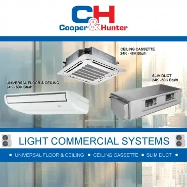 COOPER&HUNTER EXPANDS LIGHT COMMERCIAL LINE